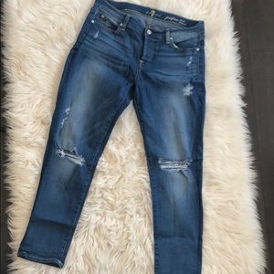 7 for all mankind Josephina skinny boyfriend jean